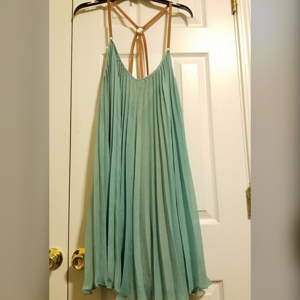 BCBGMaxAzria Pleated Swing Dress